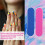 100Pcs Nail Files Double Color Wooden  Buffer Sanding 180/240 Disposable Manicure Tools 5