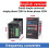 English Version Small Simple Universal Frequency Converter Single Phase 220V to Three Phase 220V Motor RS485 200W 6