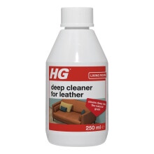 HG Leather Deep Cleaner | Safe & Mild, Water-Based for Bags, Boots, Jackets & Sofas | 250ml