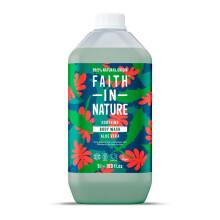 Faith In Nature Natural Aloe Vera Body Wash, Soothing Shower Gel, Vegan & Cruelty Free, No SLS or Parabens, 5L Refill Pack