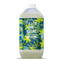 Faith In Nature Natural Seaweed & Citrus Body Wash, Restorative Shower Gel, Vegan & Cruelty Free, No SLS or Parabens, 5L Refill Pack