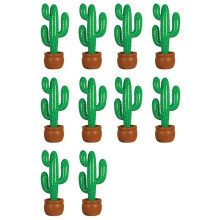 10Pcs Air Inflatable Cactus Coconut Tree Home Pool Outdoor Party Decoration Props Inflatable Tree Decor