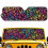 Leopard Print Windshield Sunshade for Jeep 52.95" x 16.14" 1