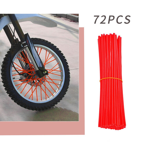 Motorcycle Bicycle Wheel Spoke Covers 72 Pcs