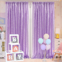 Gold sequin curtains 102 inch long for party wedding
