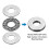 AXK1024 thrust needle roller bearing with AS1024 washer 6