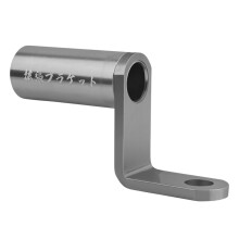 Motorcycle Phone Holder Gray Rearview Mirror Mount Adapter