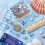 Nautical Charms Alloy 60 pcs Anchor Ship Beacon Ocean Blue 3