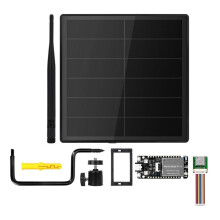 Kit de Placa de Desarrollo con Alimentación Solar y Carcasa Impermeable para Meshtastic/MeshCore con Nodo Mesh T114 y Módulo GPS de 868 MHz
