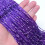 Sequin Door Curtain Purple Sheer Panel 39x79 inch 1