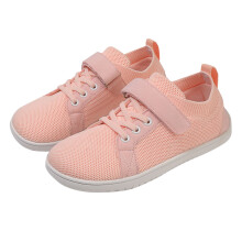 Kids Casual Low-Top Shoes Breathable Mesh Hook & Loop Pink