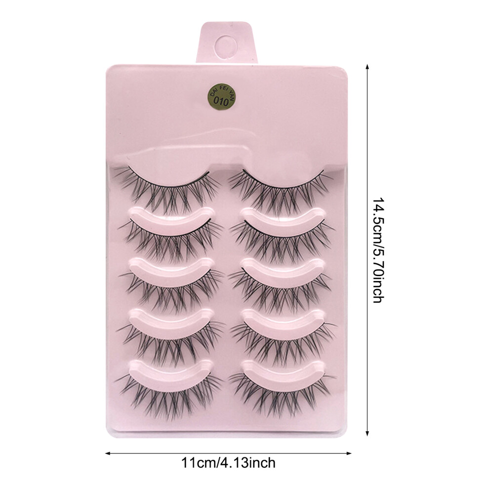 Dachuang Beauty 5P Natural False Eyelashes For Beauty & Cosplay