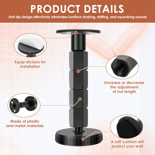 Adjustable Bed Frame Anti-Shake Tools Headboard Stoppers 2