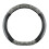 Flat Bottom D-Shaped Steering Wheel Cover Wood Grain 2