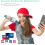 Wireless Bluetooth Karaoke Mic for Kids Blue 5-in-1 2