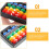 Plastic Abacus for Kids Mental Arithmetic 9 Levels 5 Beads 7