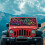 Leopard Print Windshield Sunshade for Jeep 52.95" x 16.14" 3