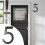Black Acrylic Floating House Number 5 Inch 2