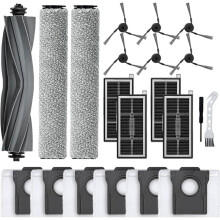 Accessoires voor de voor Mova S70 Scooterstofzuiger: Hoofdborstel, Rolborstel, Zijborstel, Stofzakken, HEPA-Filters