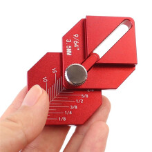 Woodworking Measuring Ruler Multi-Tool Marking and Measuring Short Offsets for Carpentry Working Tool