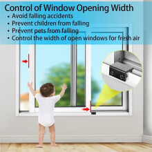 Window Locks,Sliding Window Locks with Key,Easv to Install,Adjustable Security Window Lock for Patio Bedroom Home, 8PCS