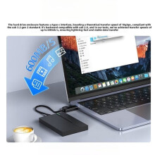 Type C SSD Behuizing USB3.2 Naar 10Gbps Hoge Snelheid Laptop Desktop Harde Schijf Behuizing Uitbreidingshardware Adapter