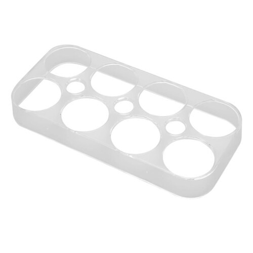 2pcs 8 Grids Refrigerator Egg Tray, Transparent Egg Holder for Kitchen Cabinet 2