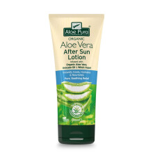 Aloe Pura, Organic Aloe Vera Aftersun Lotion, Natural, Vegan, Cruelty Free, Paraben & SLS Free, Soothing, 200ml