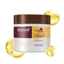 Karseell Hair Mask Collagen 100ml, Maca Power Collagen Hair Mask Argan Oil Deep Repair for Dry Damaged Hair All Hair Types