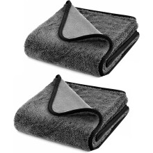Iordan Set of 2 XXL Drying Cloths 40 x 60 cm Super Cleaning Cloth for Shower Cabin and Bathroom, Say Goodbye to Stains and Limescale