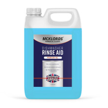 McKLords Dishwasher Rinse Aid, 5 Litre, Blue