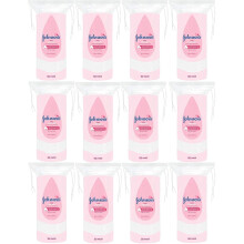 Johnson's Baby Cotton Pads - Pack of 12 x 50