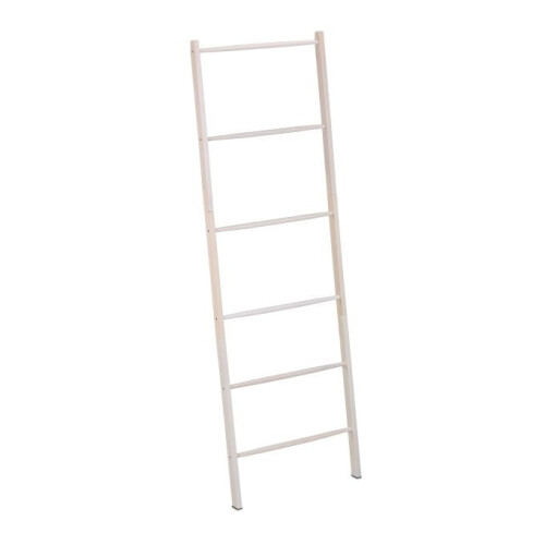 Portasciugamani bianco con 6 pioli 1
