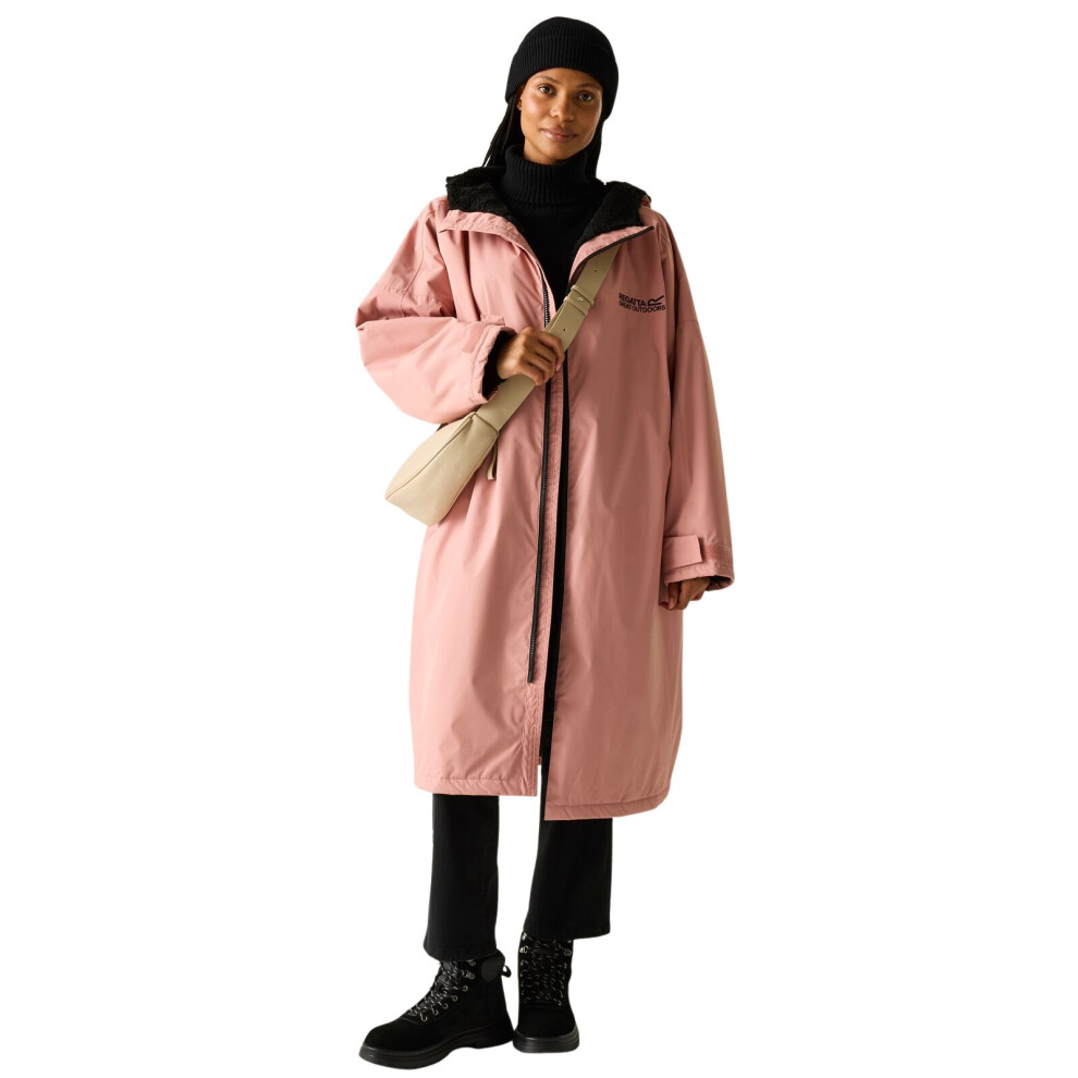 Regatta (Xs/S, Ash Rose) Outdoor Active Unisex Waterproof Zip Beach Surfing Changing Robe