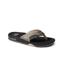 (UK 9, Fossil/Raven) Reef Mens Fanning Pool Beach Holiday Flip Flops Thongs Sandals
