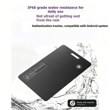 Für  Find My Wallet Tracker Karte für Android   Tag Kabellos Wiederaufladbar für Geldbörse und Gepäck Anti