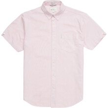 (3XL, Light Pink) Ben Sherman Mens Signature Gots Big & Tall Short Sleeve Shirt