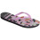 (12K, Black) Roxy Kids Viva Stamp II Flip Flops 1