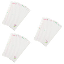 Notebook Refill Paper Binder Inserts 3 Pieces