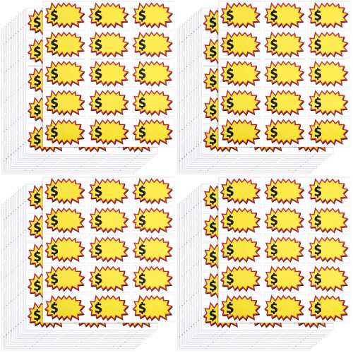 Sale Stickers Pricing Labels 80 Sheets