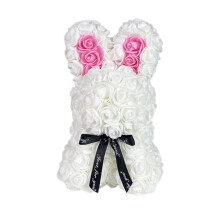 Valentine's Day Rose Bunny Foam Plush Toy Gift Box 1 Piece