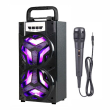 Portable Bluetooth Speaker with Bass, FM Radio, USB TF AUX,