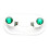 Magnetic Eyeglass Holder Green 8 Pieces 1