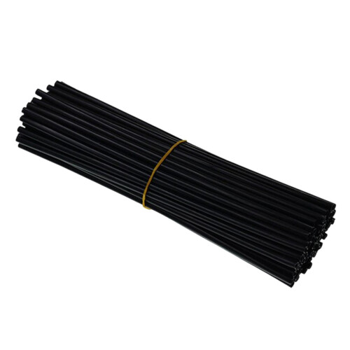 Motorcycle Bicycle Spoke Covers Set 72pcs Black