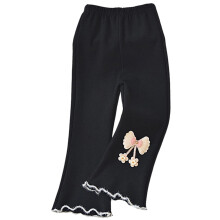 Girls Flare Leggings Cotton Casual Wear Size 5-6 Years Black