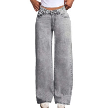 Girls Softball Pants Grey Elastic Waist Wide Leg 11-12 Years