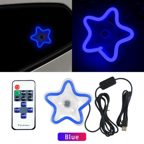 LED Car Window Ambient Light Lamp Flashing Glow