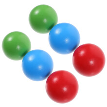 Bocce Set Schima Wood 6 Pieces Assorted Colors
