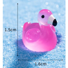Mini Flamingo Figurines Animal Ornaments 100 pcs