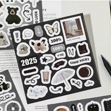 (Lazy time) Vintage Anime Stickers for DIY Scrapbook & Cards